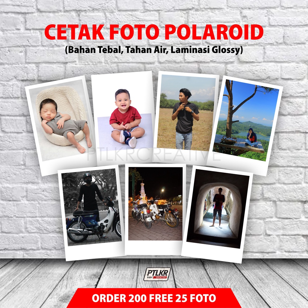 

Cetak Foto Polaroid 2R 6X9cm Laminasi Glossy Paket Murah 25pcs