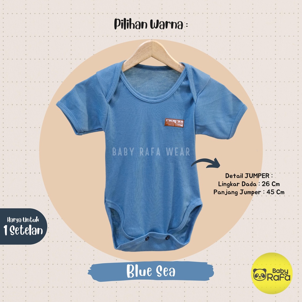 Jumper Bayi Segitiga 0 sd 6 Bulan EARTH COLOR SERIES merk SNI Bolo Bolo