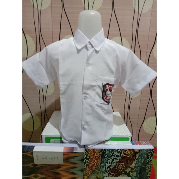 BAJU PUTIH SD TANGAN PENDEK/SERAGAM SEKOLAH SD