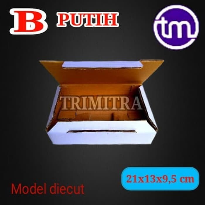 

KOTAK KARDUS B PUTIH KARTON BOX PACKING KEMASAN AKSESORIS SOUVENIR