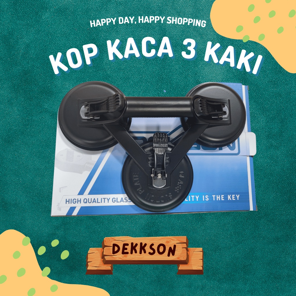 Kop Kaca 3 kaki Dekkson