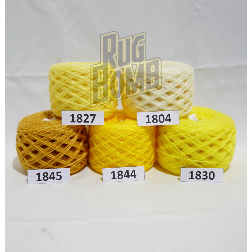 Benang Wool Siet Acrylic Yarn Ply Kecil Warna Kuning