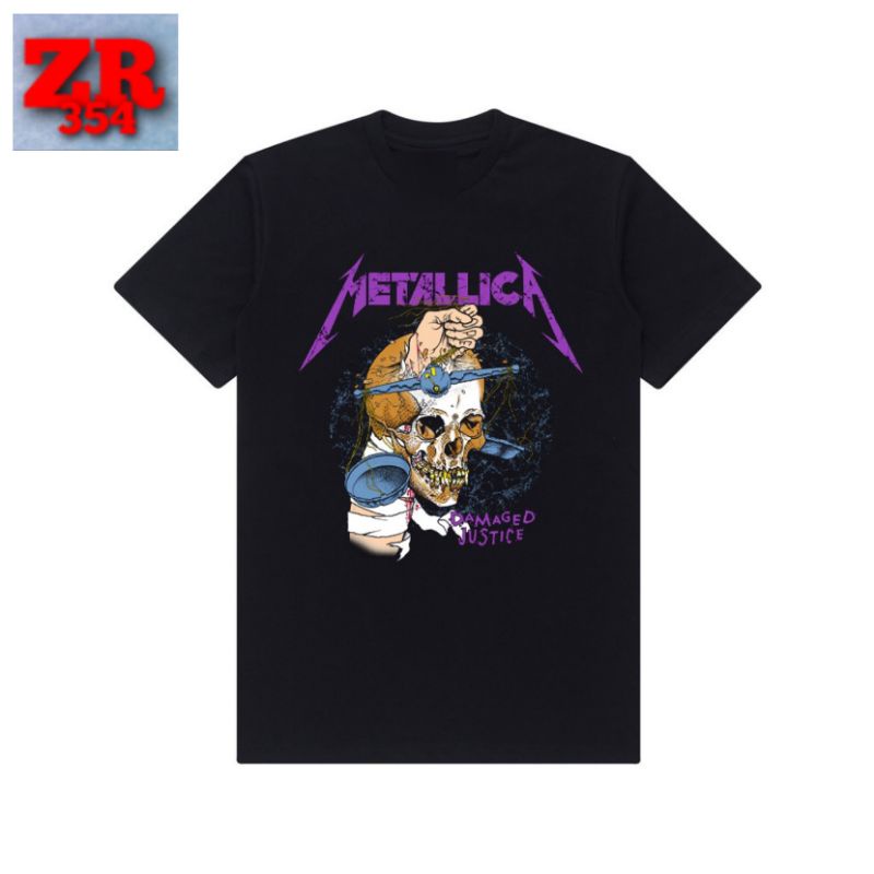 KAOS METALLICA | KAOS BAND METALLICA | BAJU DISTRO T-SHIRT MUSIK METAL ANAK DEWASA PRIA WANITA OVERS