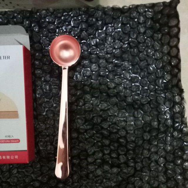 Sendok Kopi Jepitan Kopi - Sendok Penjepit Teh Sendok Takar Rose Gold