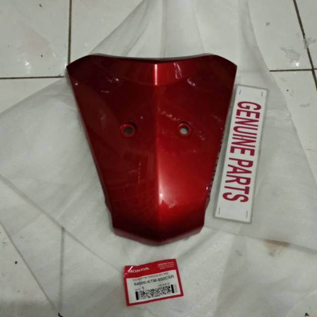 Tameng Cover Dada Dasi Supra X 125 Merah Maron Marun 64500-KTM-850CSR Ori Orginal Ahm