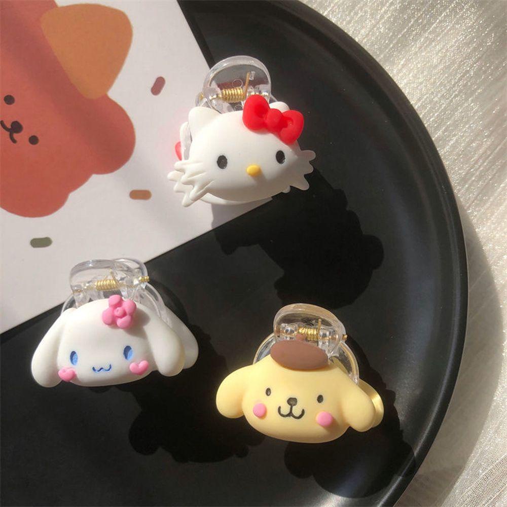 Augustina Hair Grab Clip Fashion Lovely Kuromi Jepit Rambut Mini Cinnamoroll Anjing Wanita Hair Claw