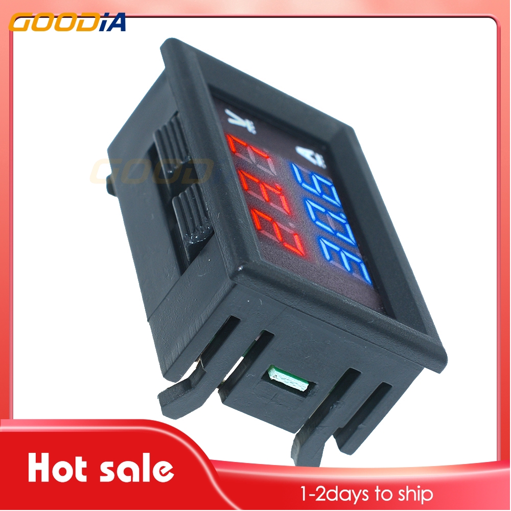Voltmeter Ammeter Digital DC100V 10A / 50A / 100A Dengan Display LED