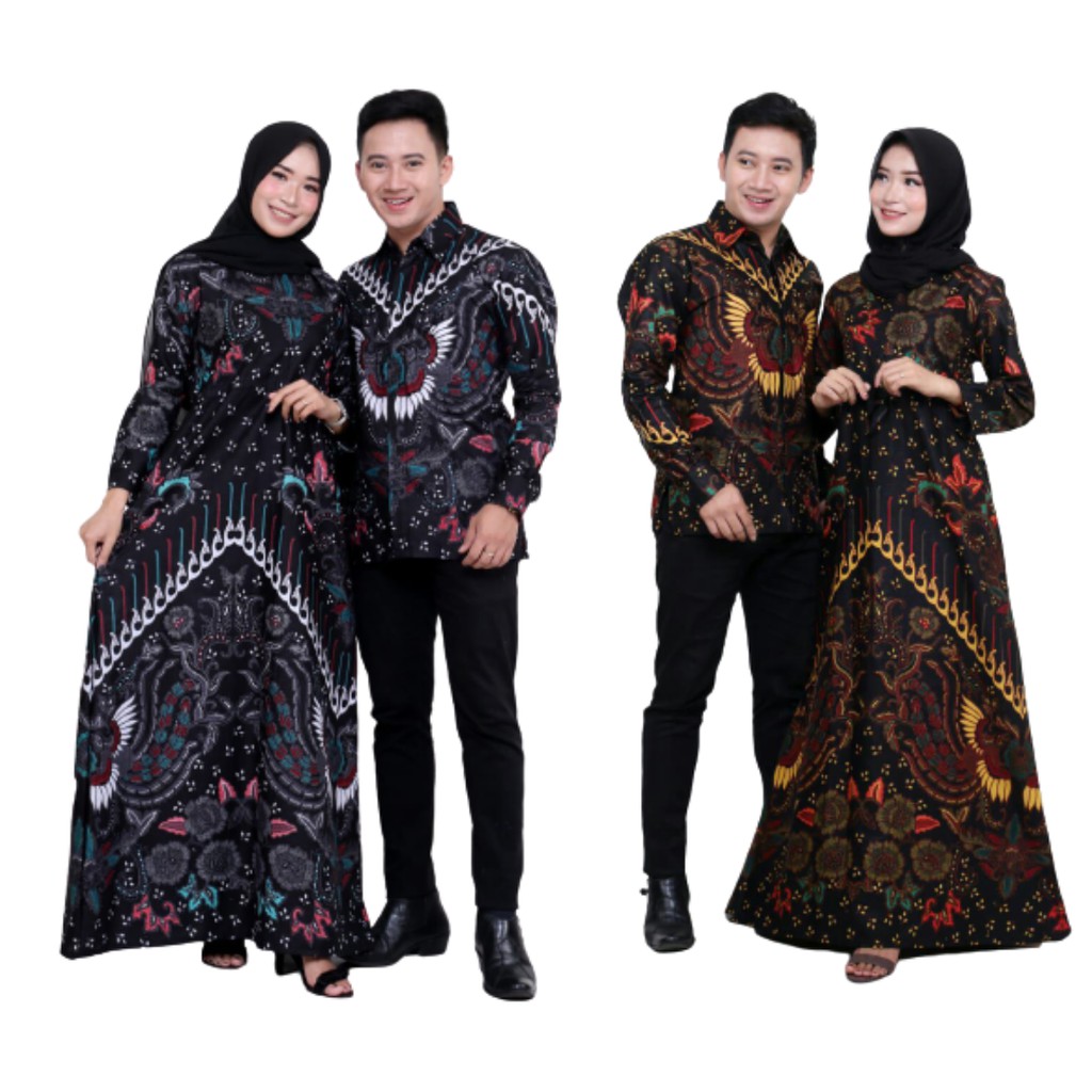 BATIK COUPLE MODERN SARIMBIT BATIK COUPLE GAMIS BATIK COUPEL COPLE COPEL PASANGAN KODE 2511 COUPLE