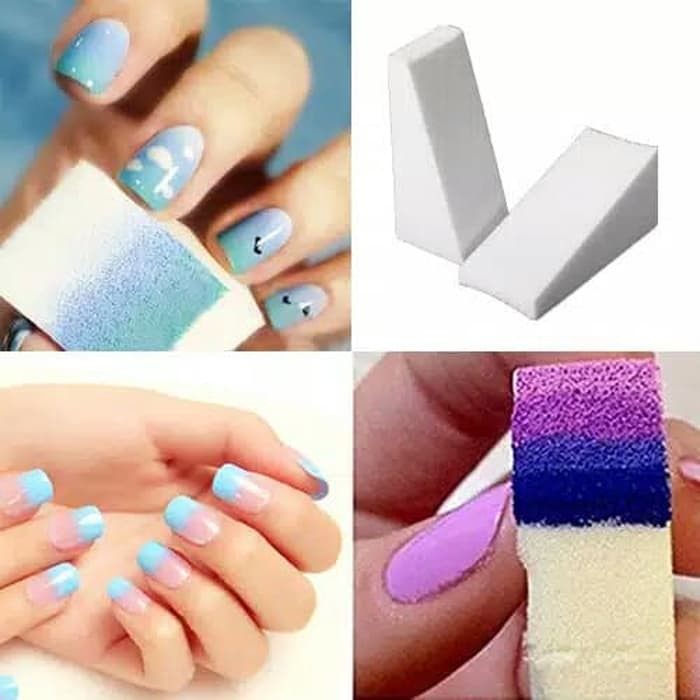 CLEARANCE SALE- NA0019 - 3 Pcs Nail Sanding Block Files Nail Art Polish Sponge Bars