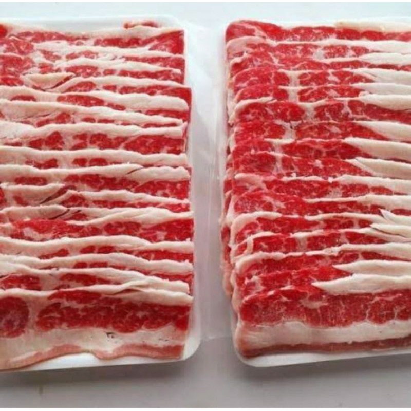 USA Beef Shortplate / Daging Slice Yoshinoya 500gr