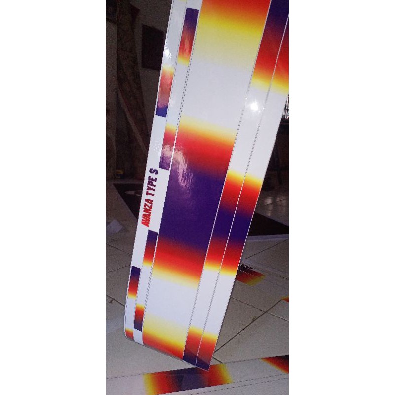 

sticker two town bahan transparan