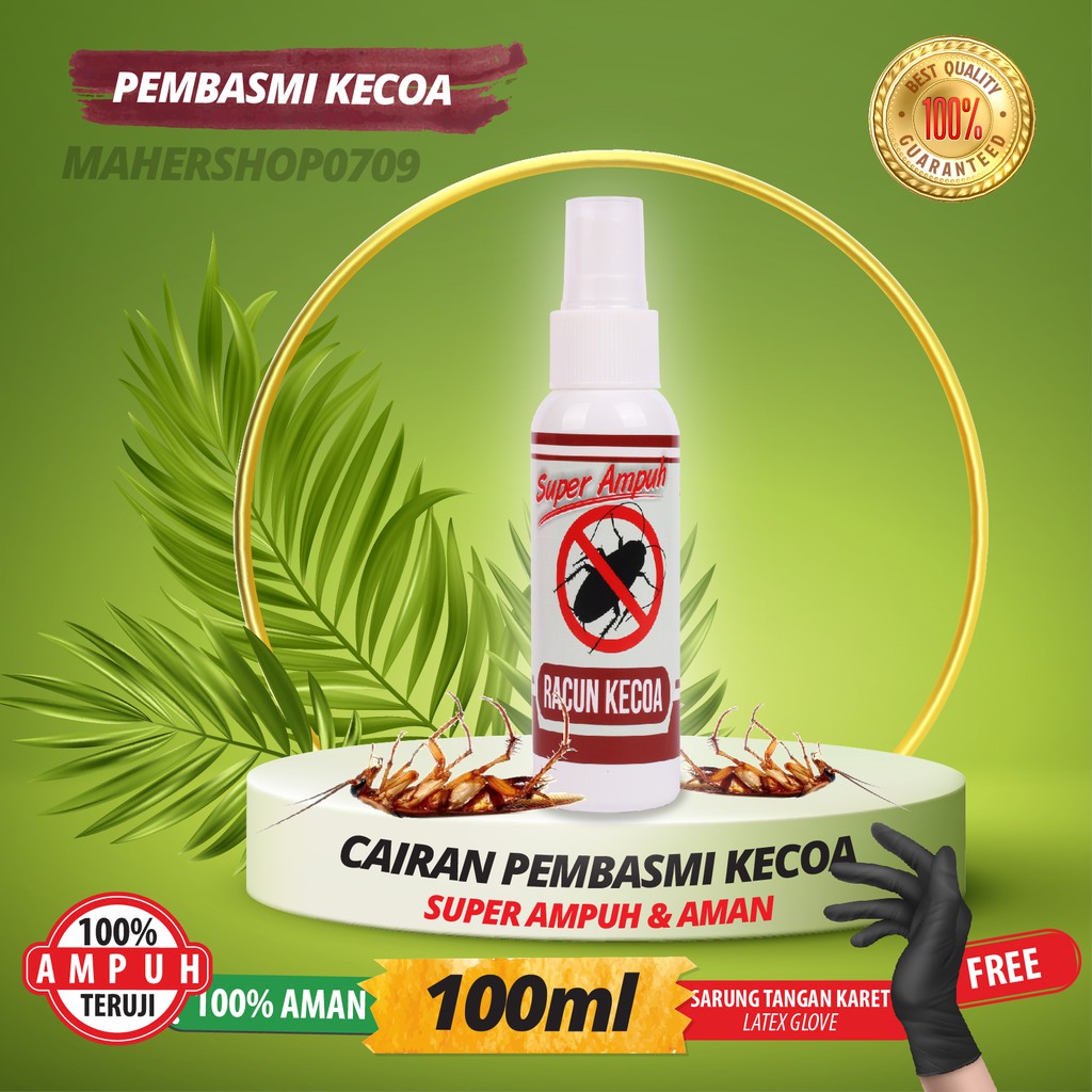 Racun Obat Pembasmi Pengusir Kecoa 100ml Super Ampuh Murah