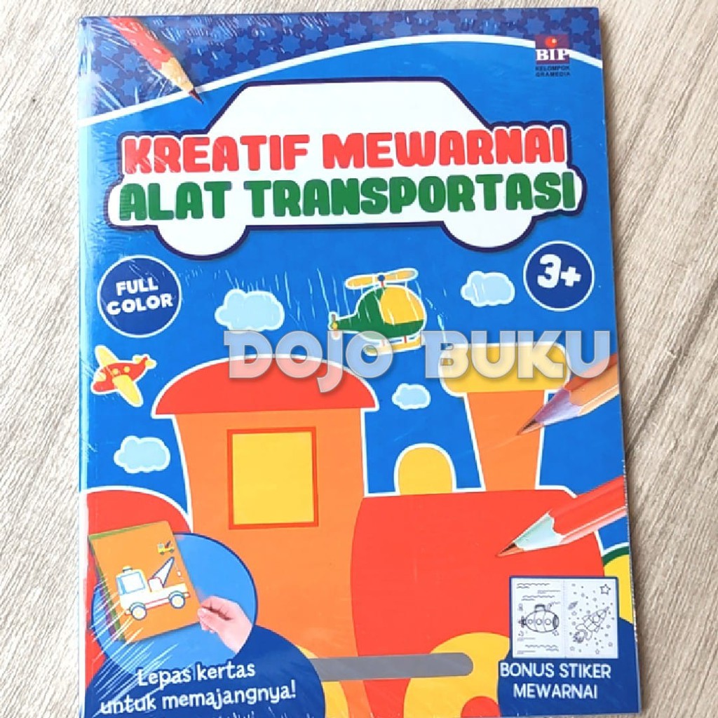 Kreatif Mewarnai Alat Transportasi by Ballon Media