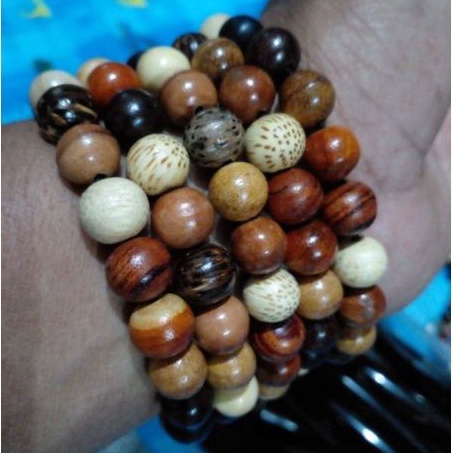 GELANG KOMBINASI KAYU BERTUAH