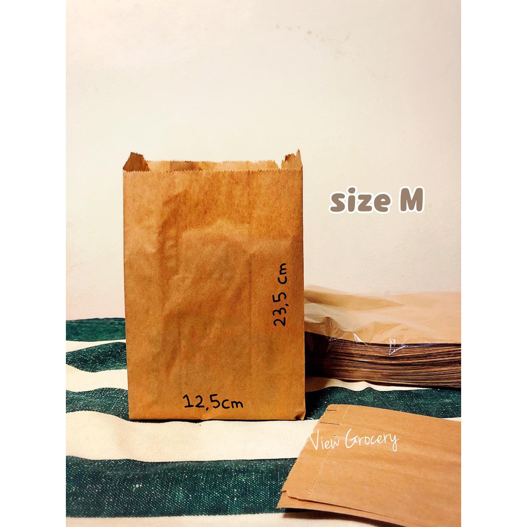 

Kantong Kertas M / Paper Bag polos /Paper sack /sos bag
