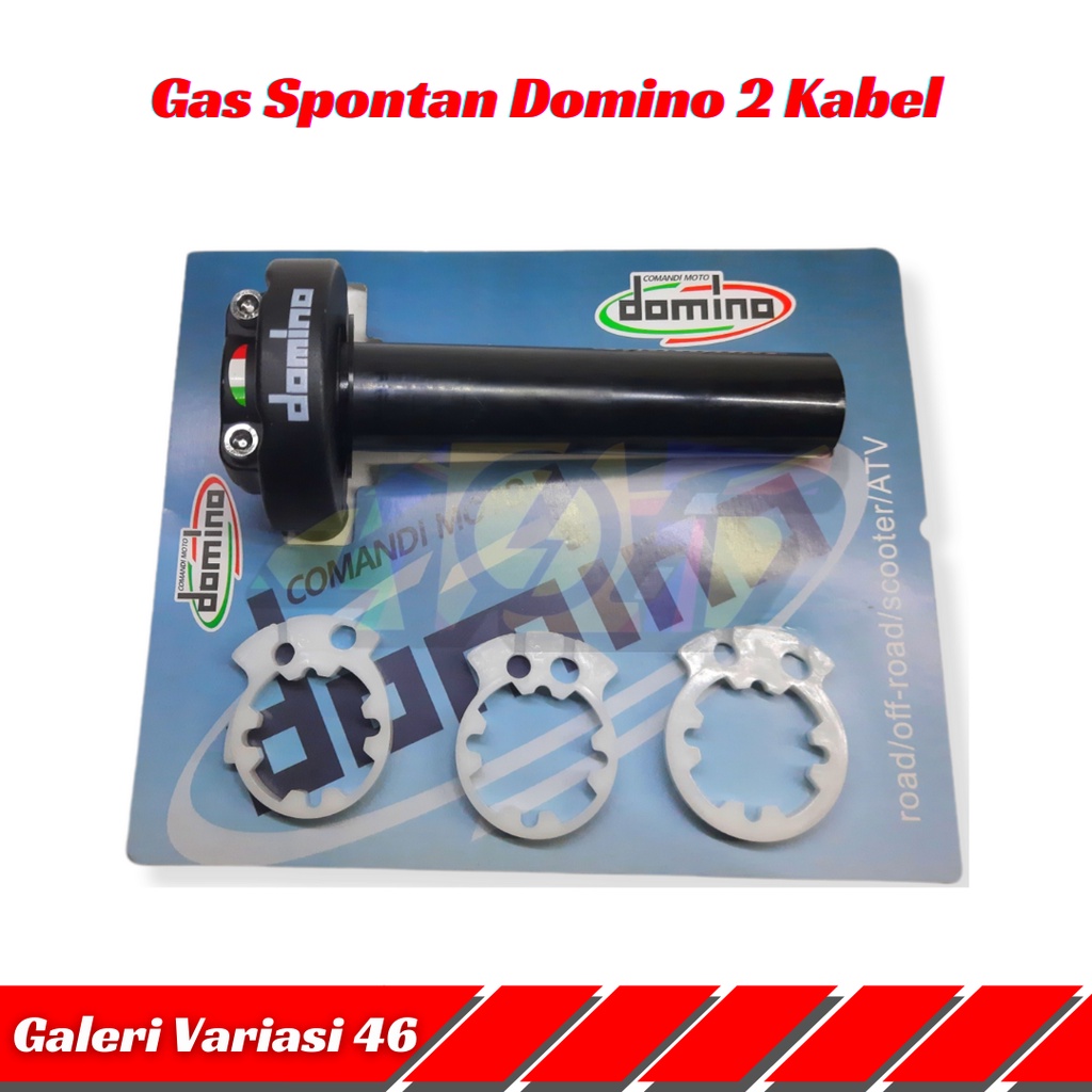 Gas Spontan Domuno 2 Kabel Beat Vario125 Vario150 Nmax Satria FU