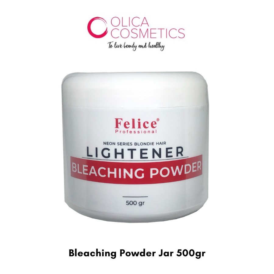 Felice Bleaching Powder/ Lightener Jar 500gr (Bubuk Biru)