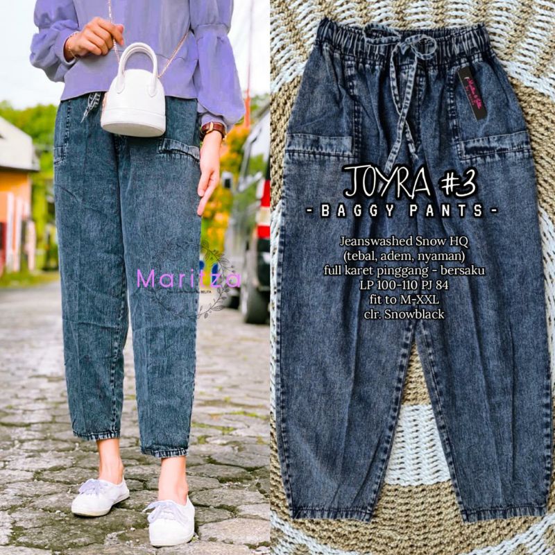 JOYRA #3 BAGGY PANTS (CELANA JEANS) COIS