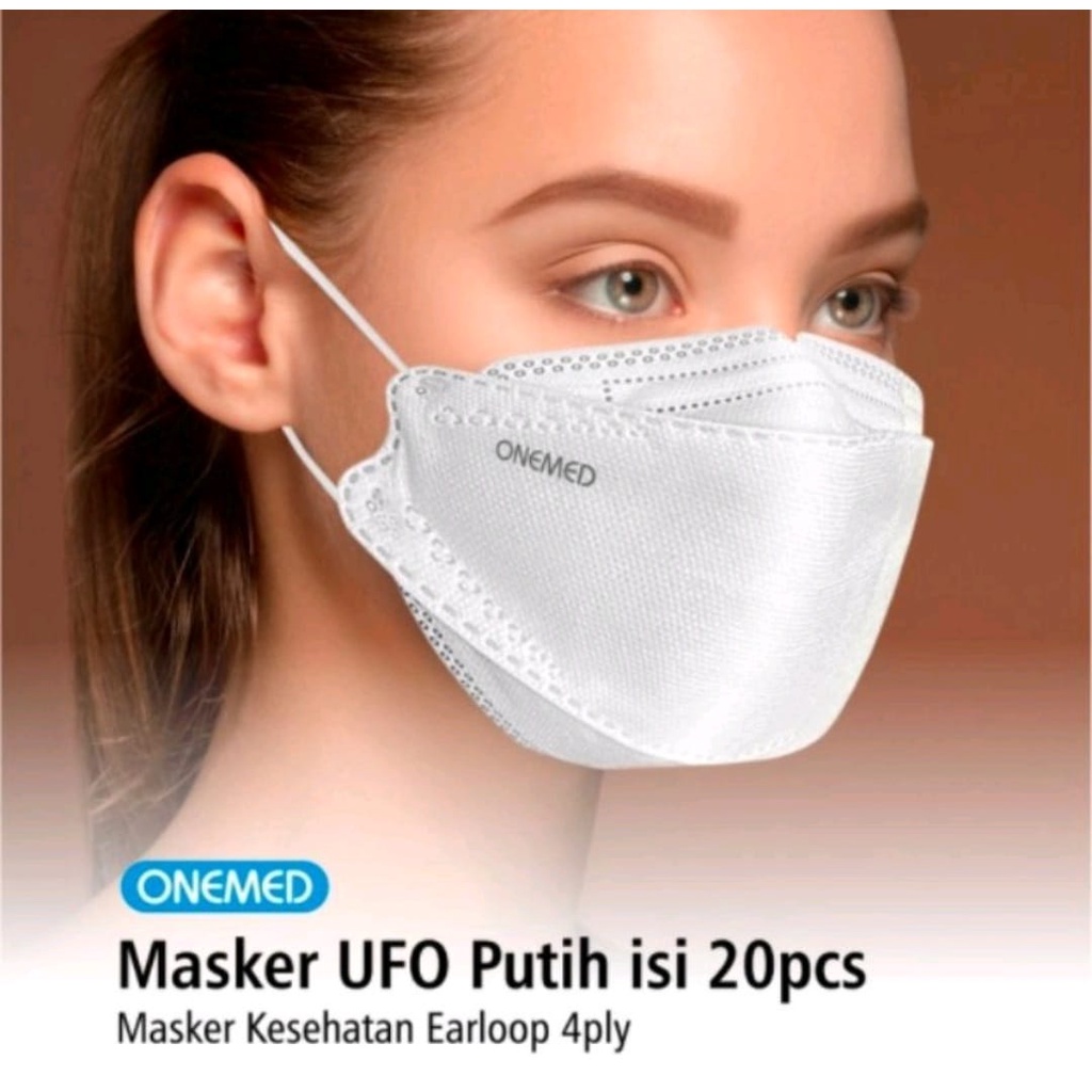 Masker Onemed KF94 4Ply UFO 3D Proctection Mask Isi 20Pcs MW-05