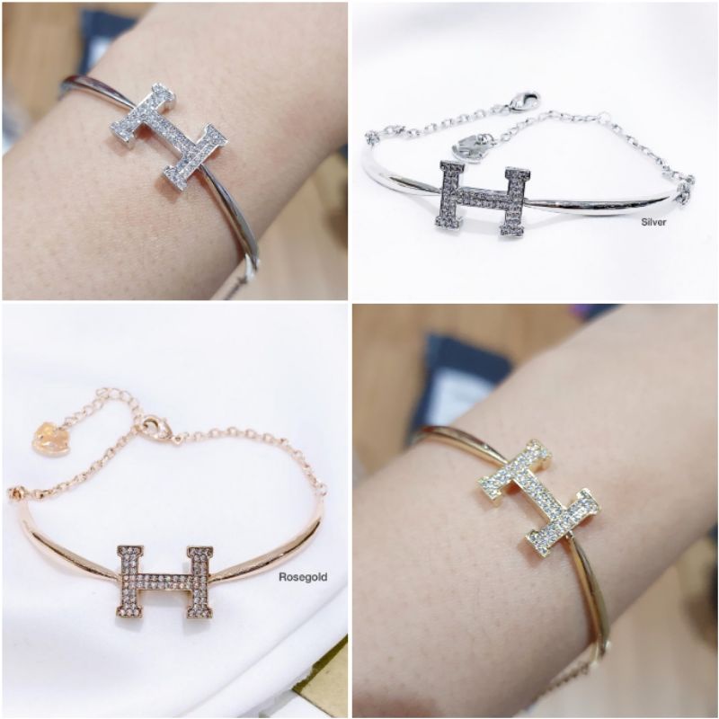 Gelang Silver925 Perak  mata Premium Quality anti karat anti alergi 727