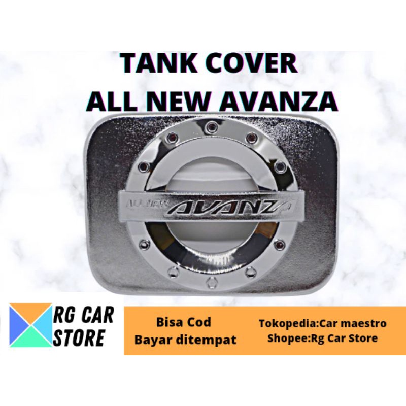 TANK COVER AVANZA 2003-2011/2012-2014 WARNA CHROME DIJAMIN PNP