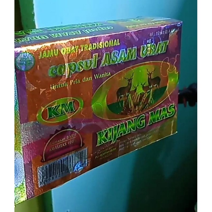 Kijang Mas Kapsul Original 100% Kapsul Asam Urat Pegal Linu