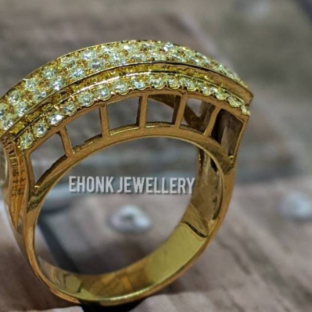 CINCIN EMAS BERLIAN EROPA 100% NATURAL