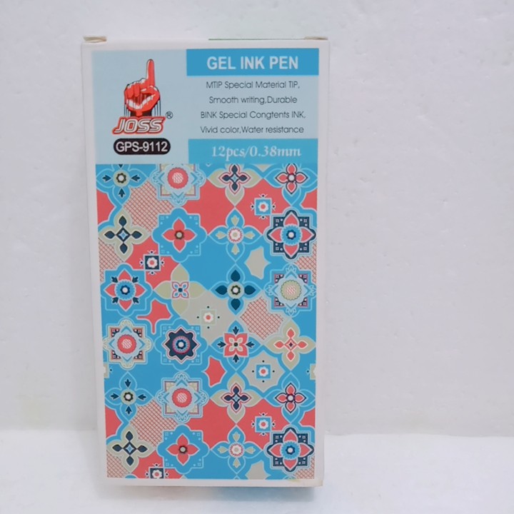 

Pen gel JOSS GPS-9112 0.38MM (isi 12 pc)