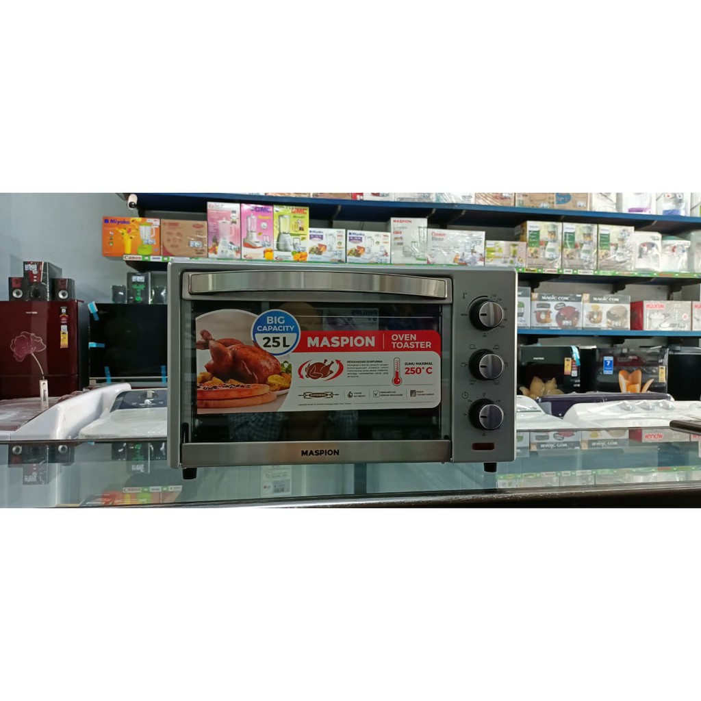 OVEN LISTRIK MASPION MOT-2502/OVEN MASPION/OVEN LISTRIK / ALAT PEMANGGANG / OVEN MURAH / OVEN JOMBANG