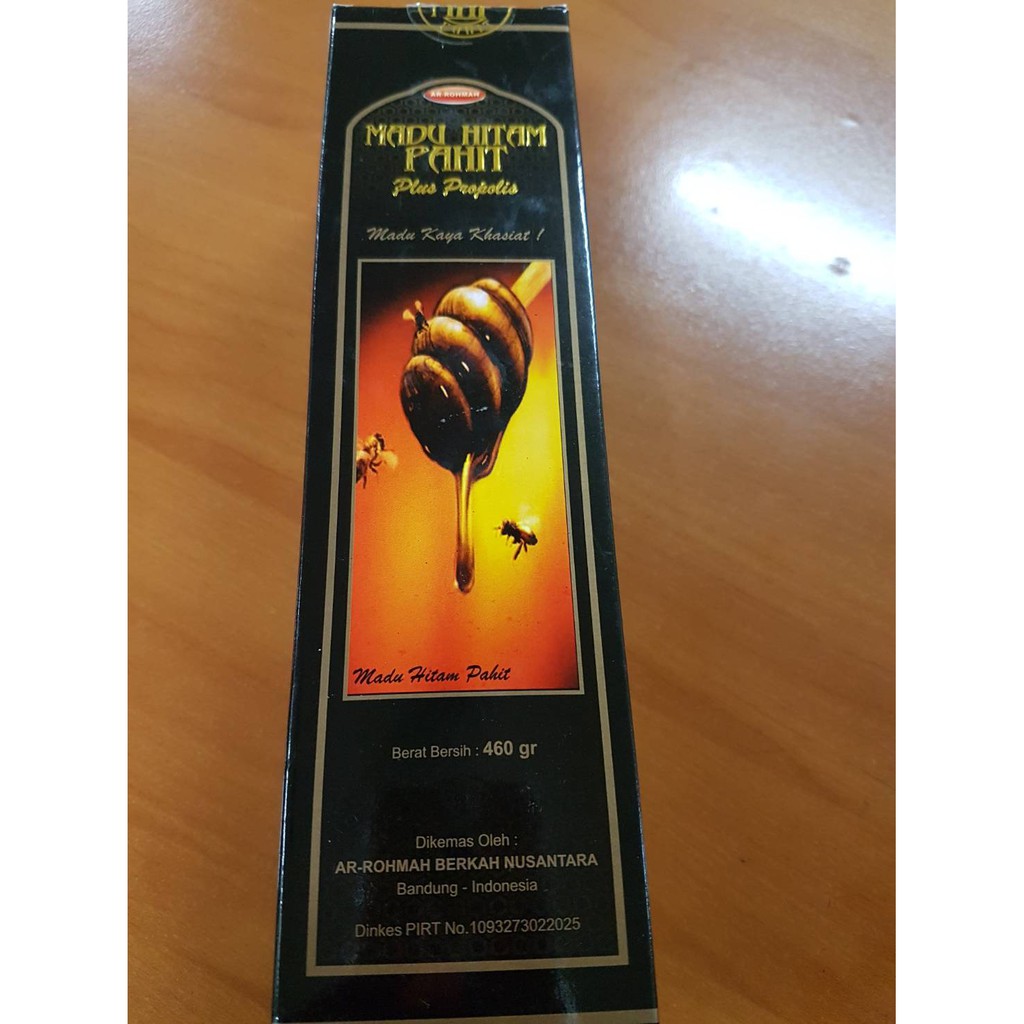 

Madu Hitam Pahit Plus Propolis