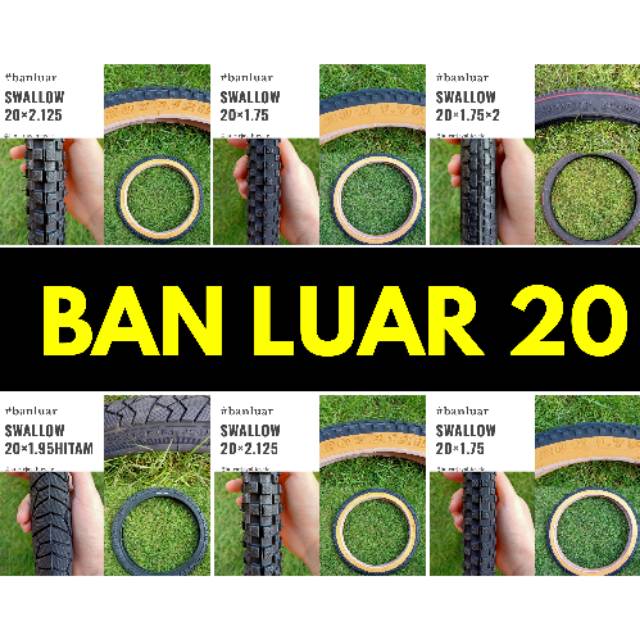 Ban Luar Sepeda Ukuran 20