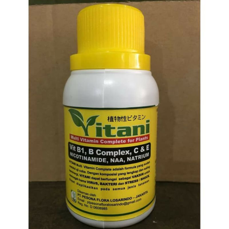 VITANI 100ML MULTI VITAMIN  VIT B1 , B COMPLEX , C & E UNTUK TANAMAN HIAS