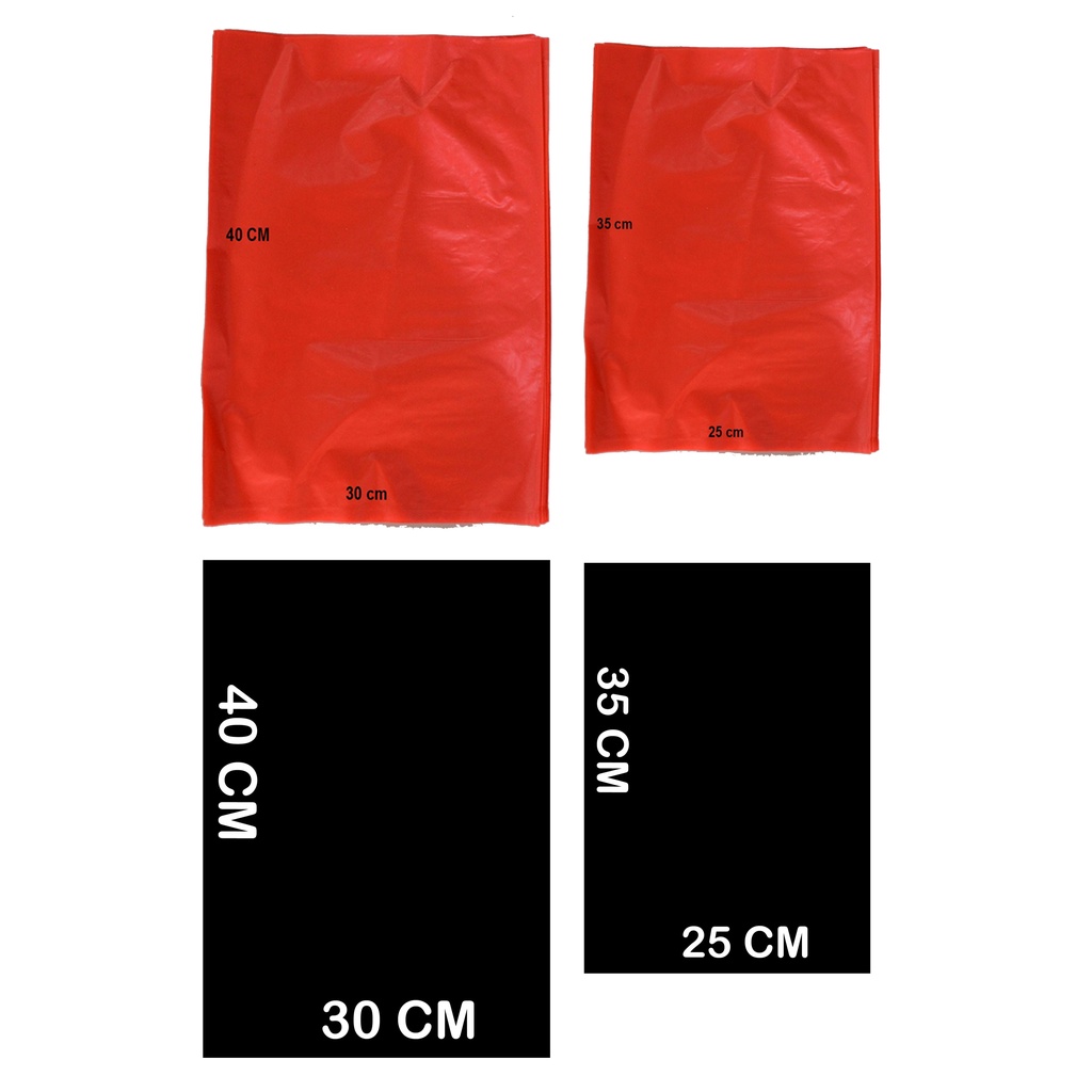 Plastik Polos / Plastik Packing Olshop 25 X 35 cm &amp; 30X40 cm TANPA PLONG