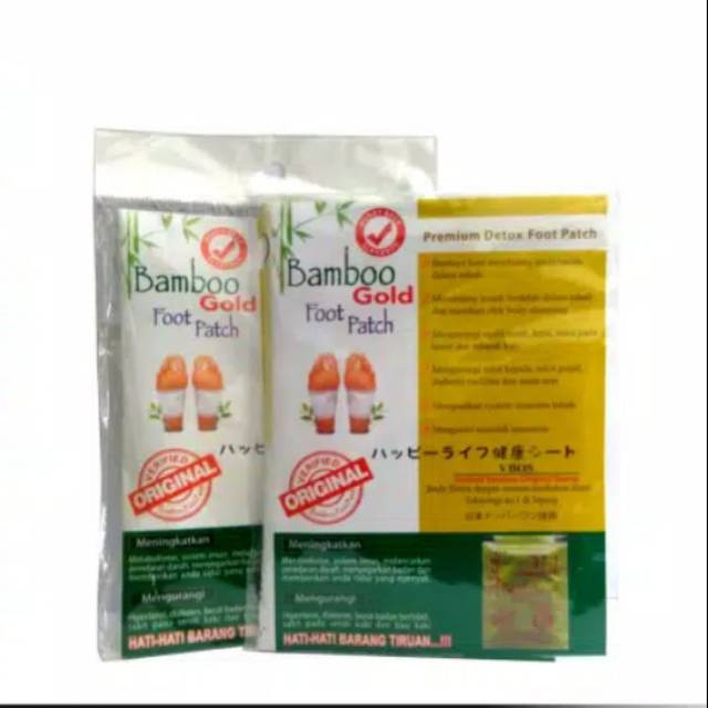 Bamboo Gold Foot Patch