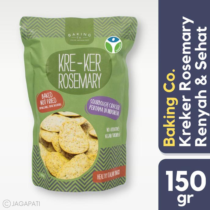 

Baking Co. - Kreker Rosemary & Extravirgin Olive Oil - 150gr