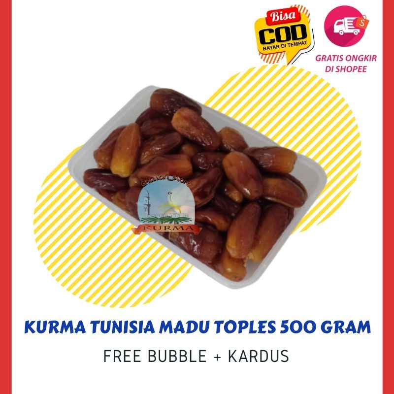 

KURMA TUNISIA MADU 500 GRAM / TUNIS MADU / KURMA / OLEH OLEH HAJI UMROH / TUNIS PALM FRUTT / KURMA MURAH