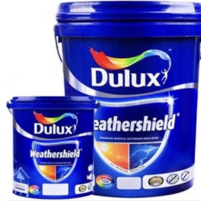 Cat Tembok Exterior Dulux Weathershield 20 liter - 2290 Brilliant White/ Khusus Cargo