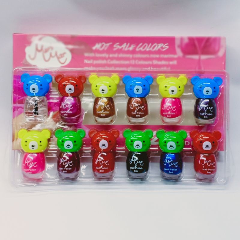 Kutek Mari Mar Nail Polish Cat Kuku Warna Warni Bokeka