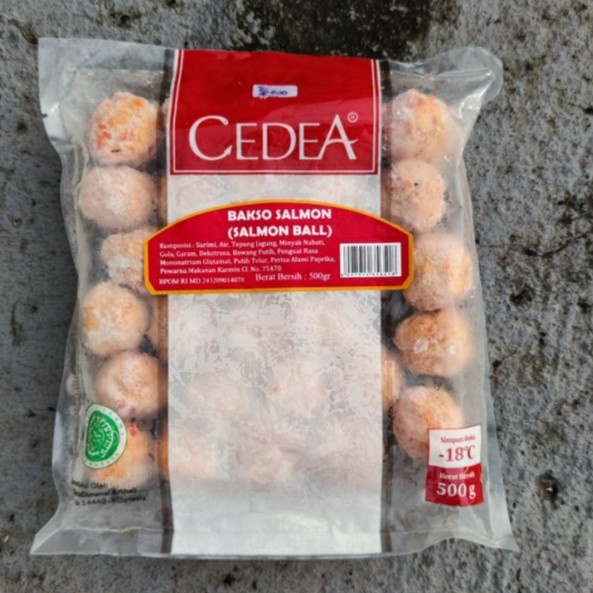 

CEDEA SALMON BALL / BAKSO SALMON @500GR