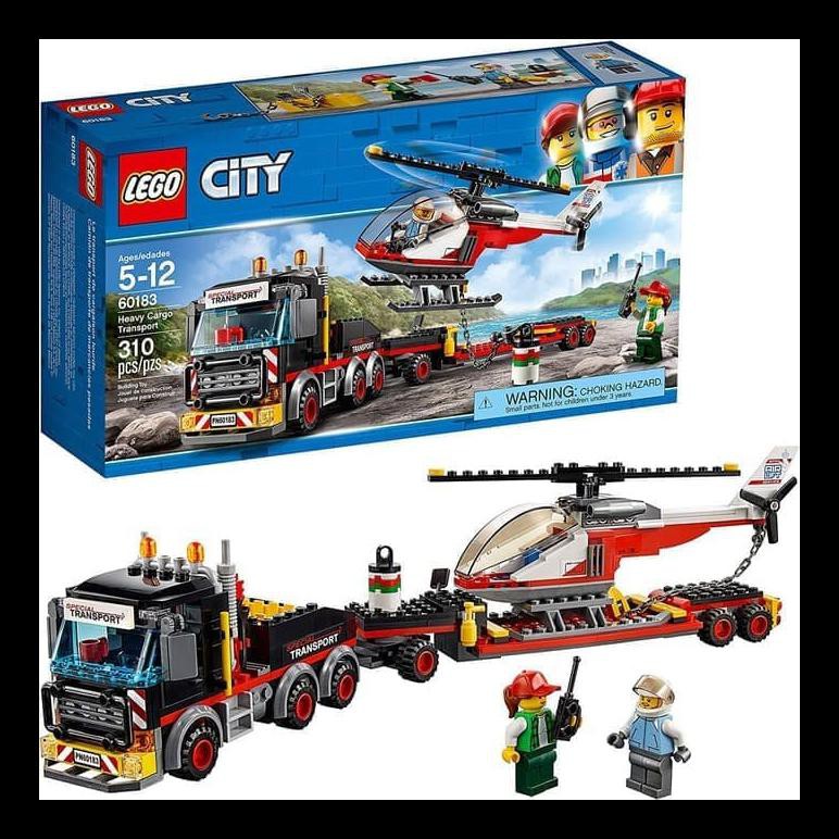 lego city heavy cargo transport 60183 building kit