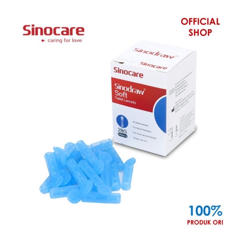 Sinocare Sinodraw Blood Lancet 28G (50 pcs)