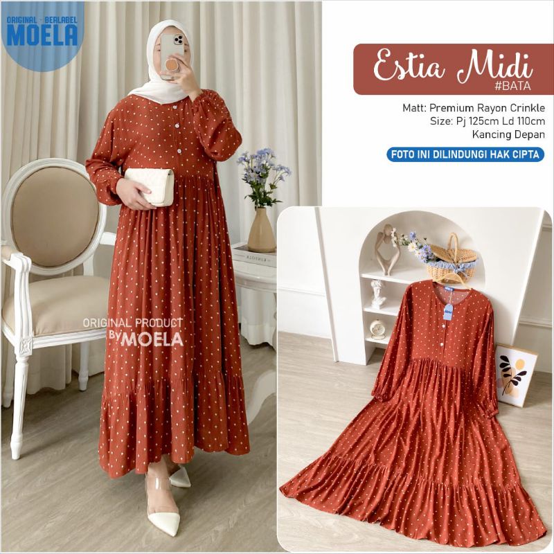 GIOSI MIDI * ESTIA MIDI * GICI MIDI * SANSO * DRESS by ORI MOELA * LONGDRESS * HOME DRESS * DRESS JU