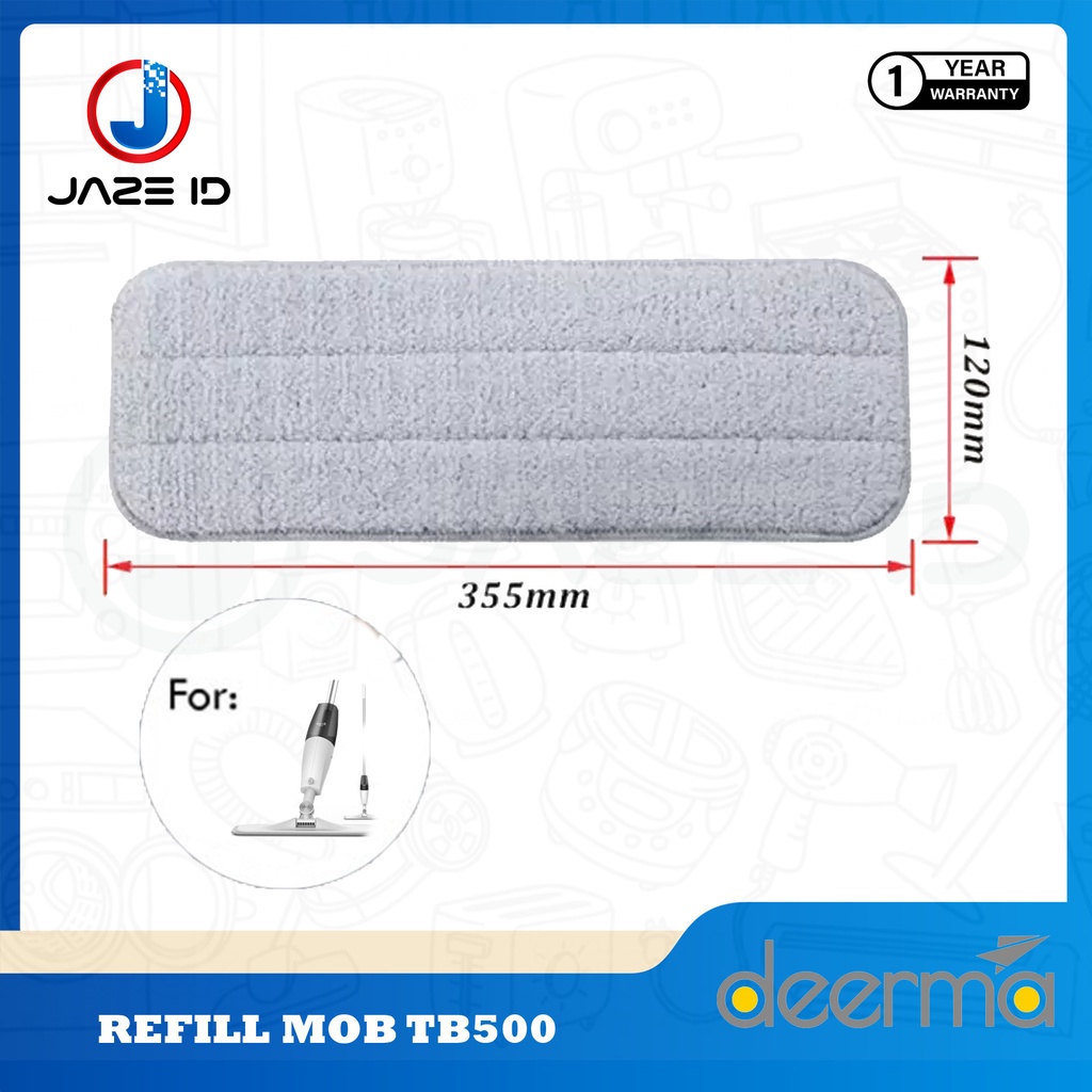 Refill Deerma Water Spray Mop Replacement kain pel Mi TB500
