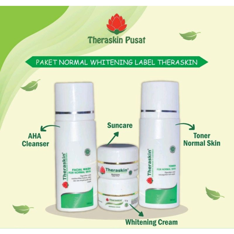 THERASKIN NORMAL WHITENING/Paket Normal whitening THERASKIN