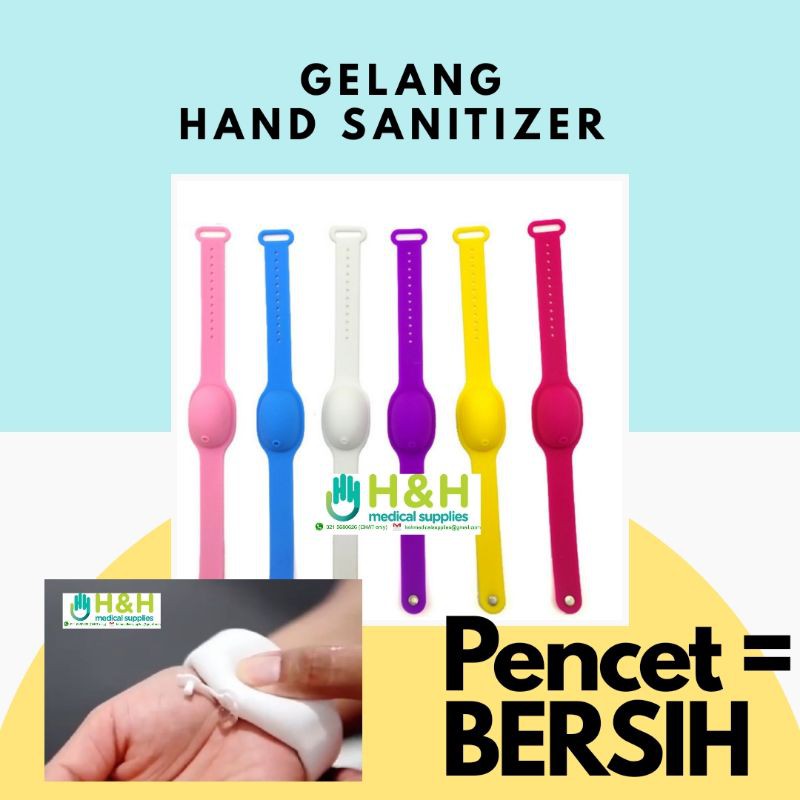 Gelang Hand Sanitizer / Hand Sanitizer Band
