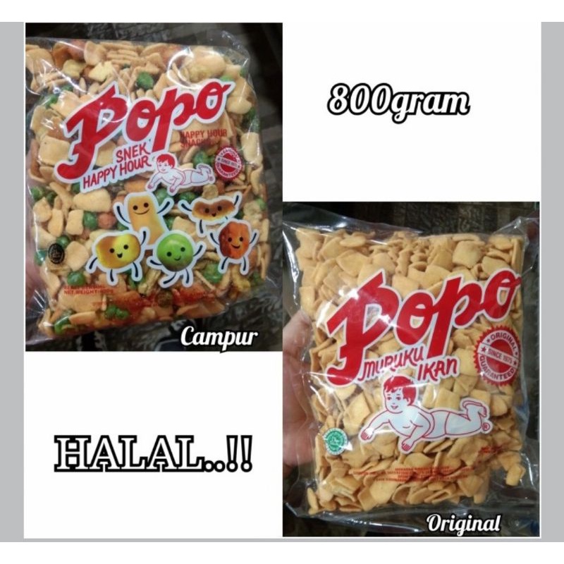 

(800g) Popo Muruku ikan original / Muruku Ikan / Snack Ikan / fish Snack Import Malaysia