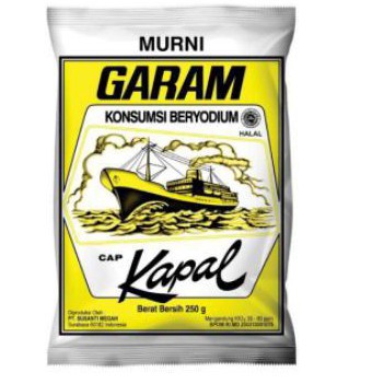 

garam halus beryodium 250 gram cap kapal