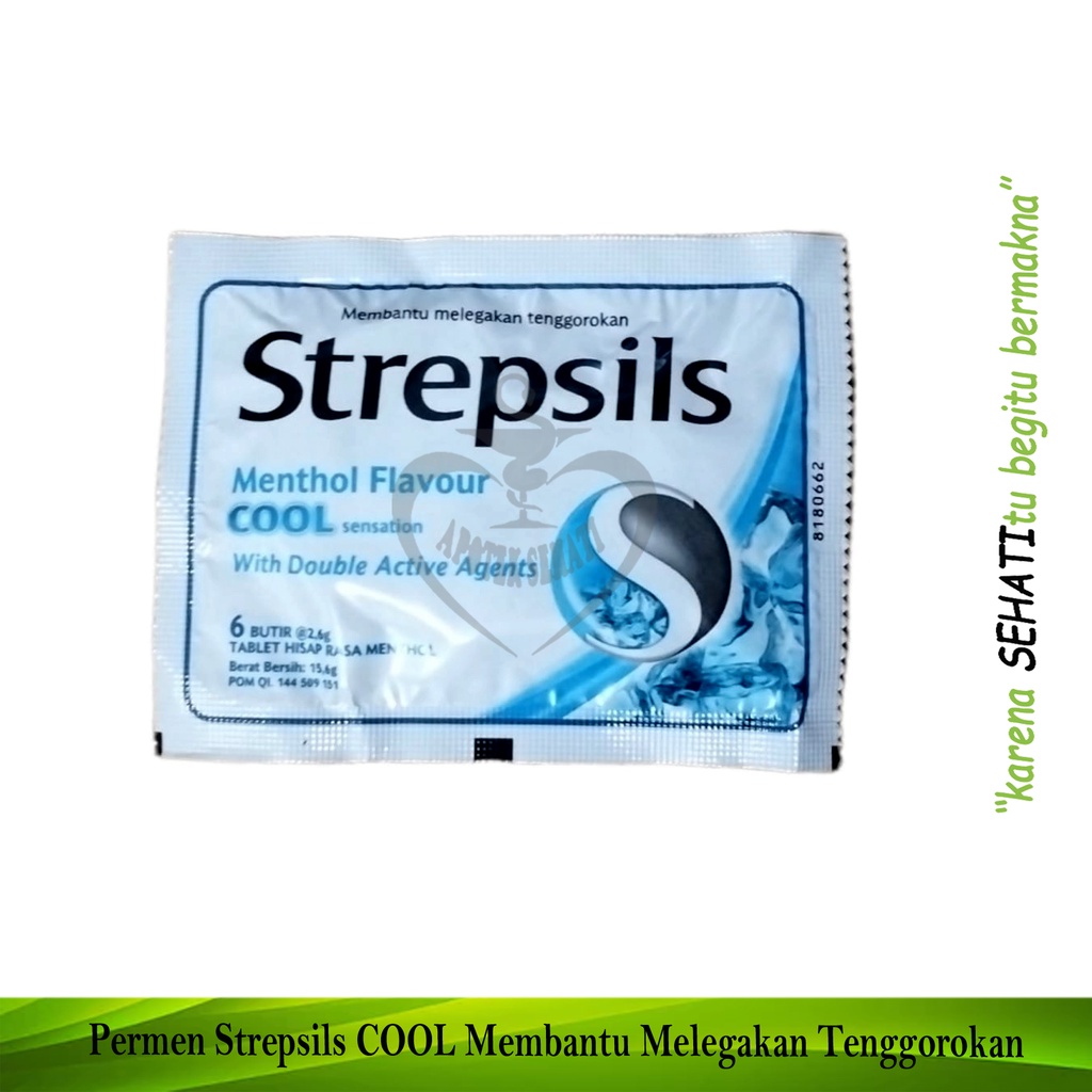 Strepsils Permen Pelega Tenggorokan Strepsil Sachet