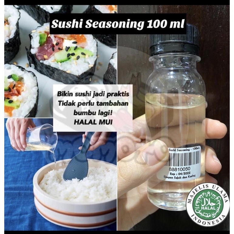 

Cuka Sushi Seasoning 100 ml Halal / Vinegar Cuka Bumbu Nasi Sushi Gimbap Onigiri