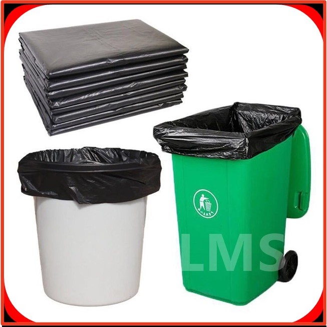 Plastik Sampah Kantong Sampah Trash Bag Hitam 3 Size Ldpe Polybag Shopee Indonesia 0265